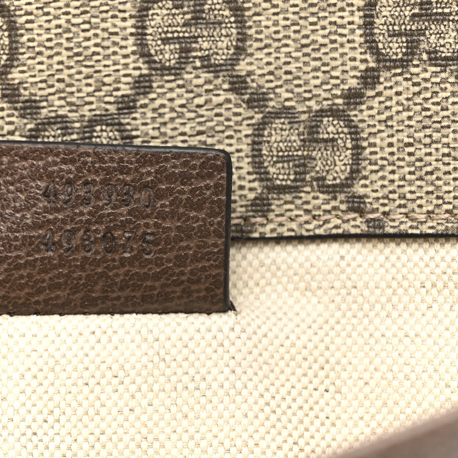GG Supreme Monogram Neo Vintage Web Belt Bag Brown
