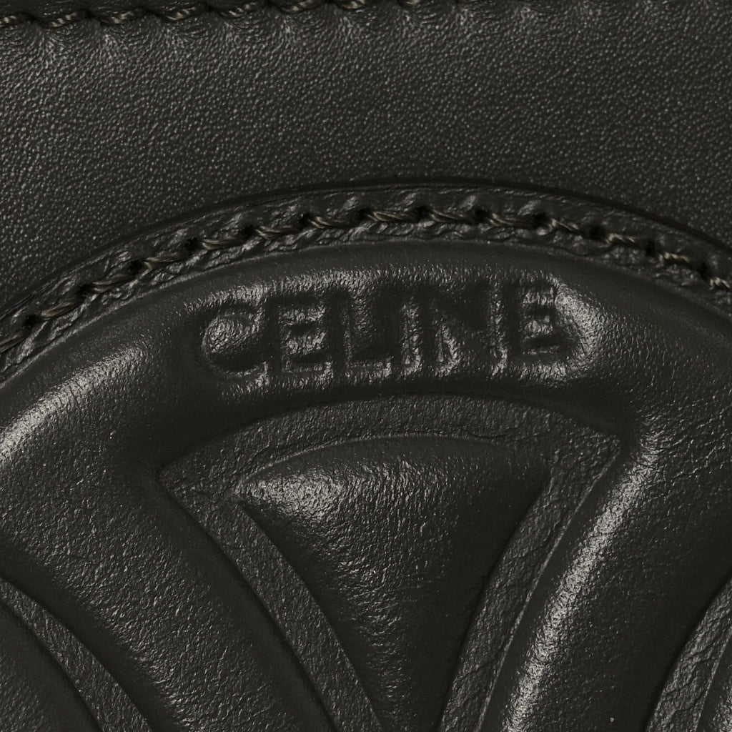 Smooth Calfskin Cuir Triomphe Shoulder Bag Dark Army