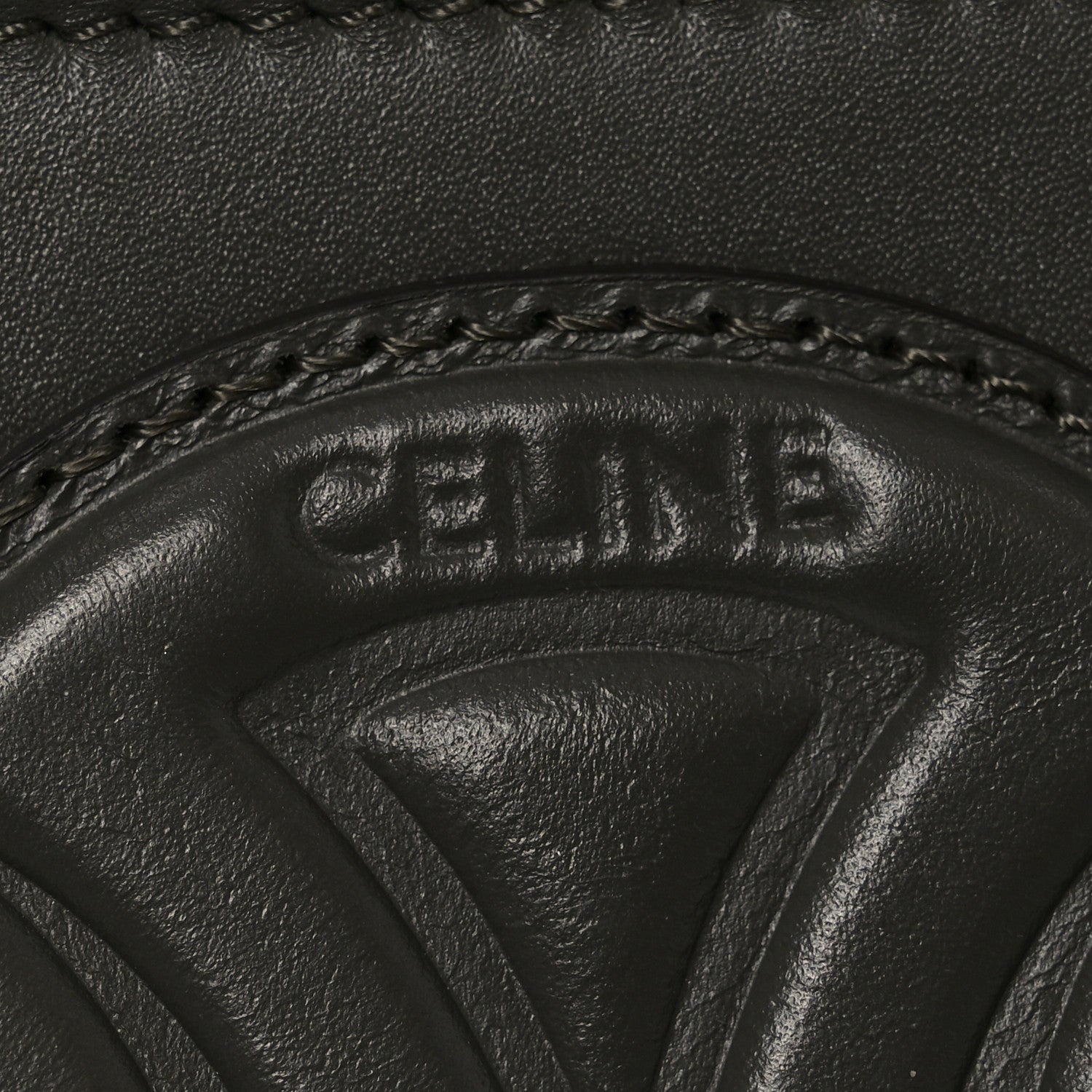 Smooth Calfskin Cuir Triomphe Shoulder Bag Dark Army