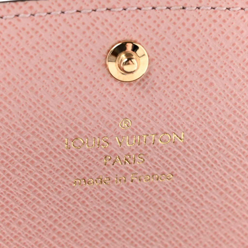 Monogram Emilie Wallet Rose Ballerine