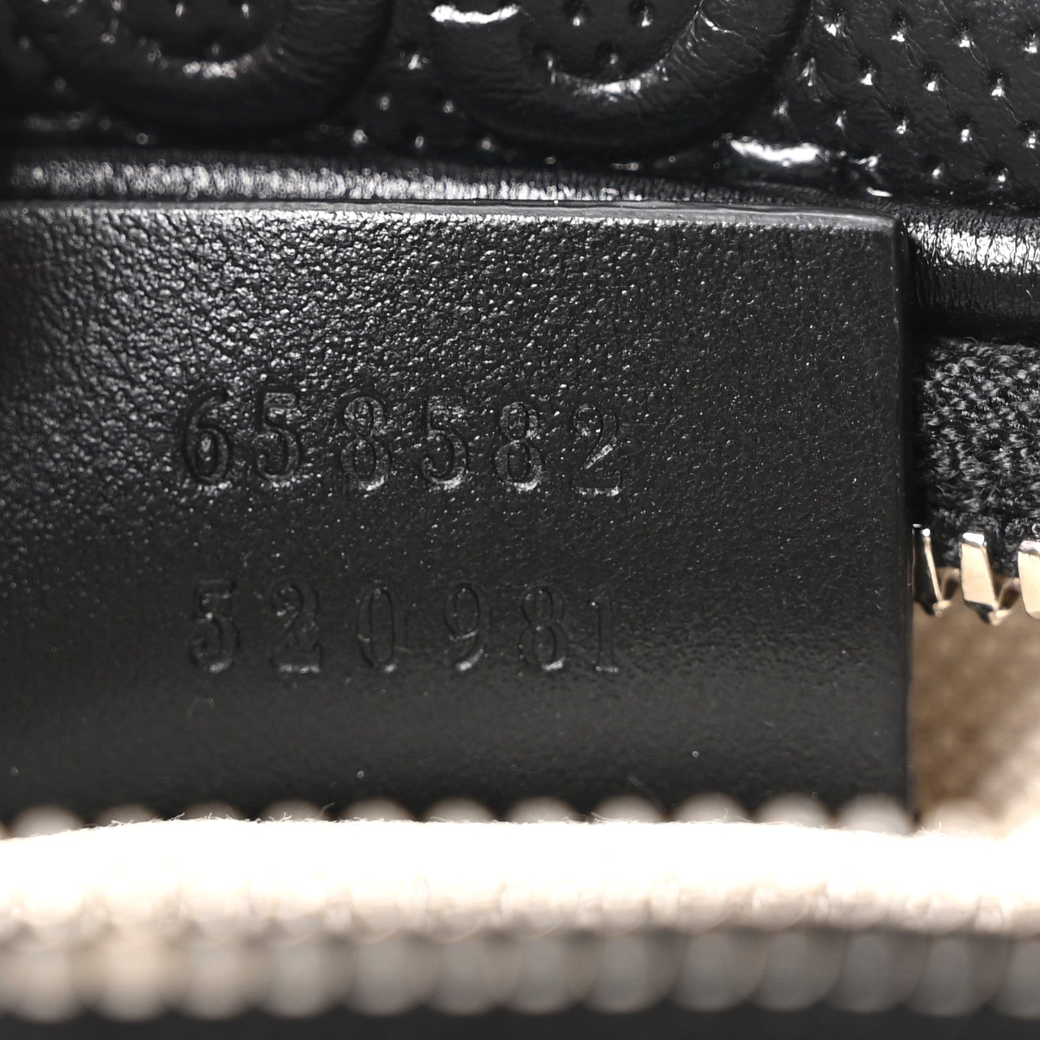 Calfskin GG Tennis Embossed Belt Bag Black