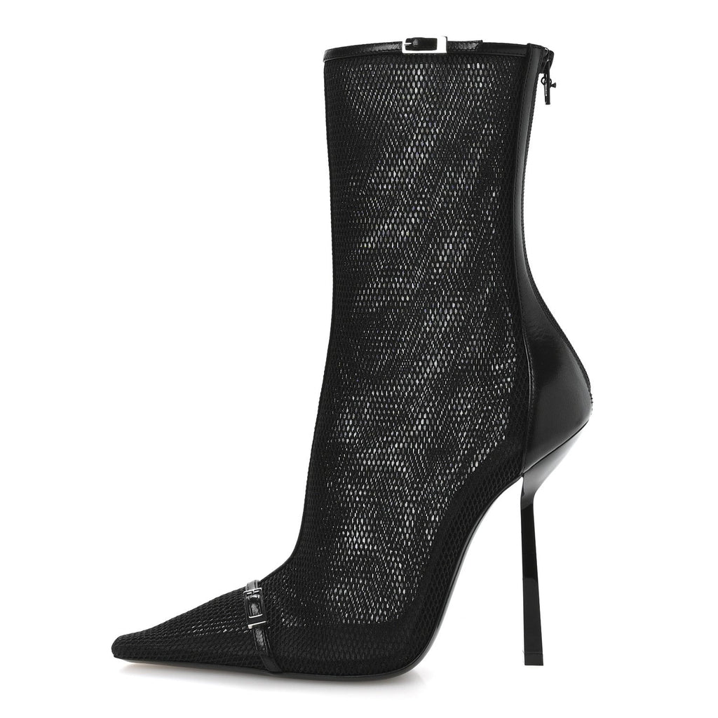 Elba Applique Tulle Aston 115 Boots 39 Black