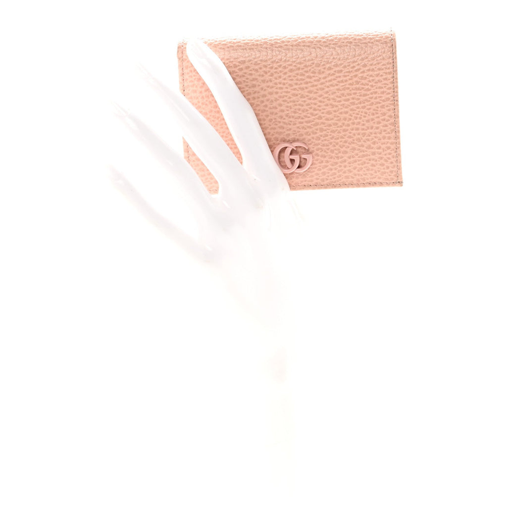 Dollar Calfskin Enamel Monochrome GG Marmont  Case Perfect Pink