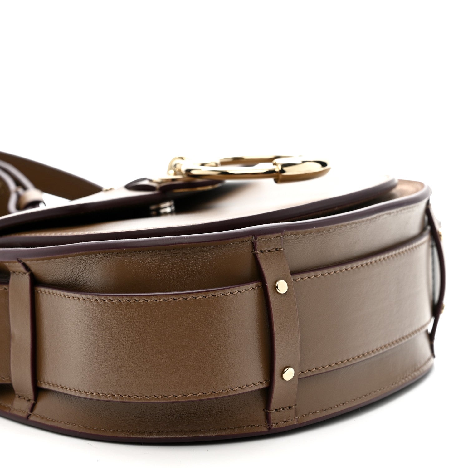 Calfskin Small Tess Bag Dark Nut