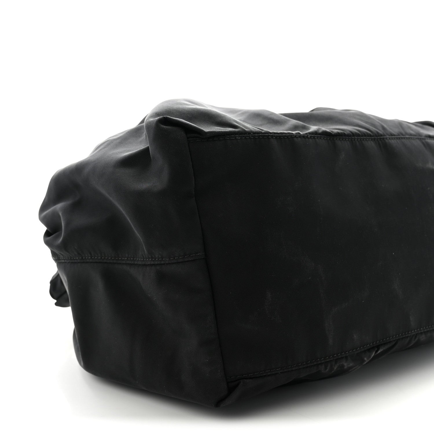 Tessuto Nylon Bow Shoulder Bag Black