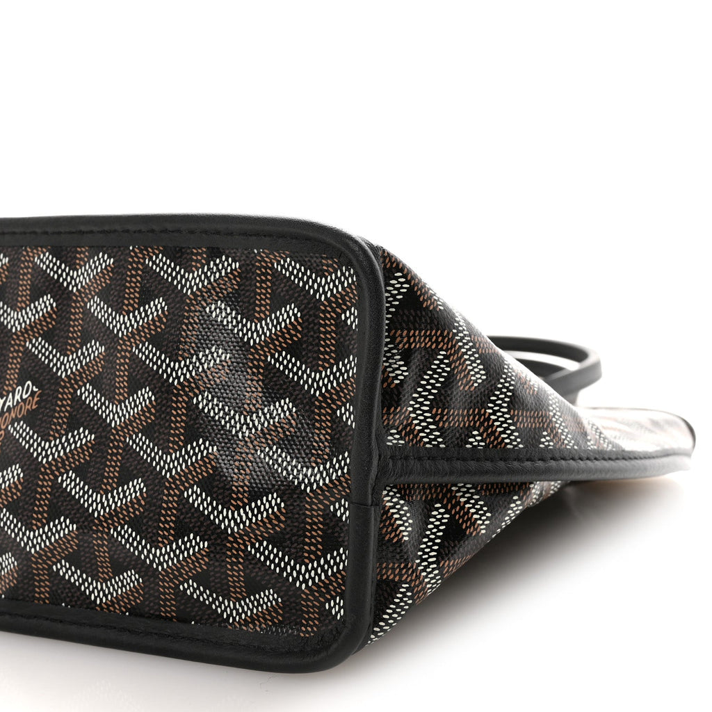 Goyardine Reversible Mini Anjou Black