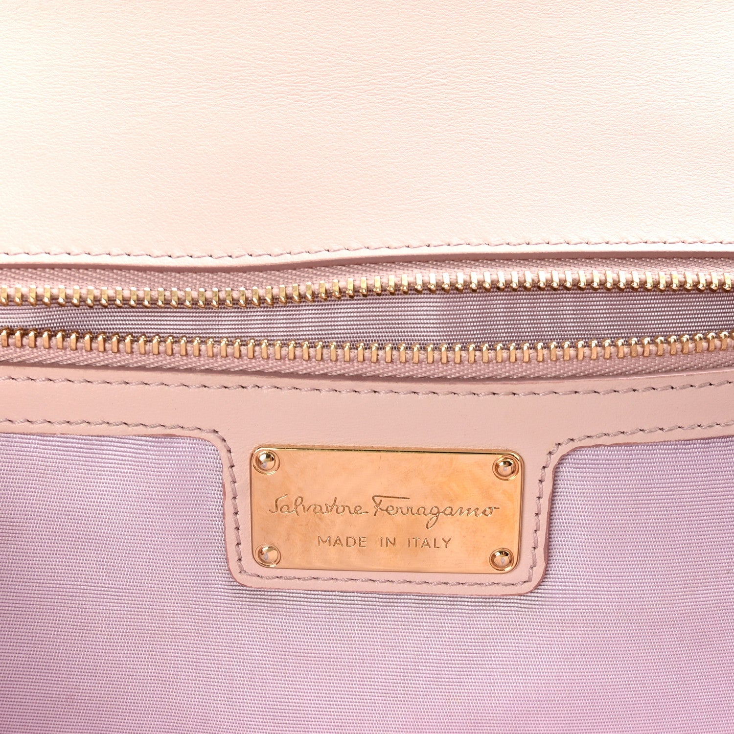 Perforated Calfskin Ginny Bow Crossbody Bag Light Pink