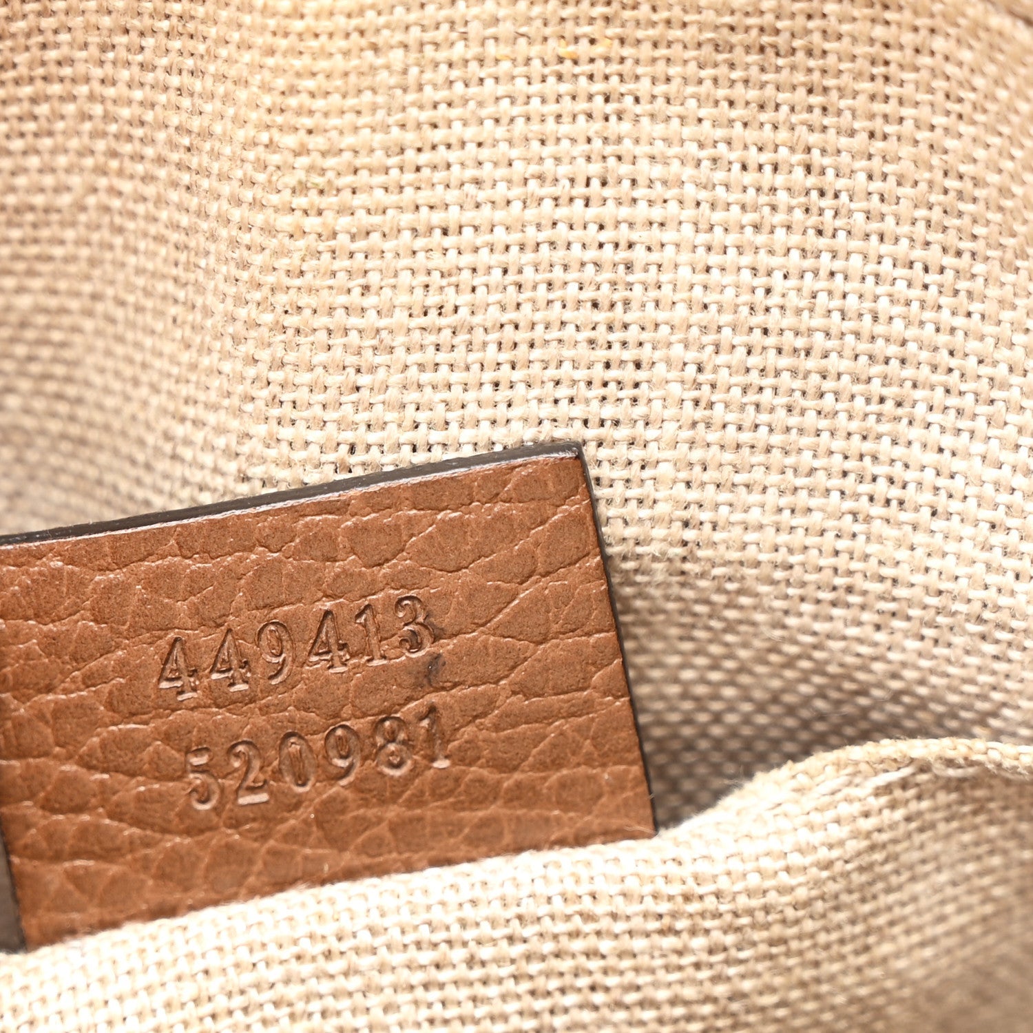 Monogram Mini Bree Messenger Bag Beige Tabacco
