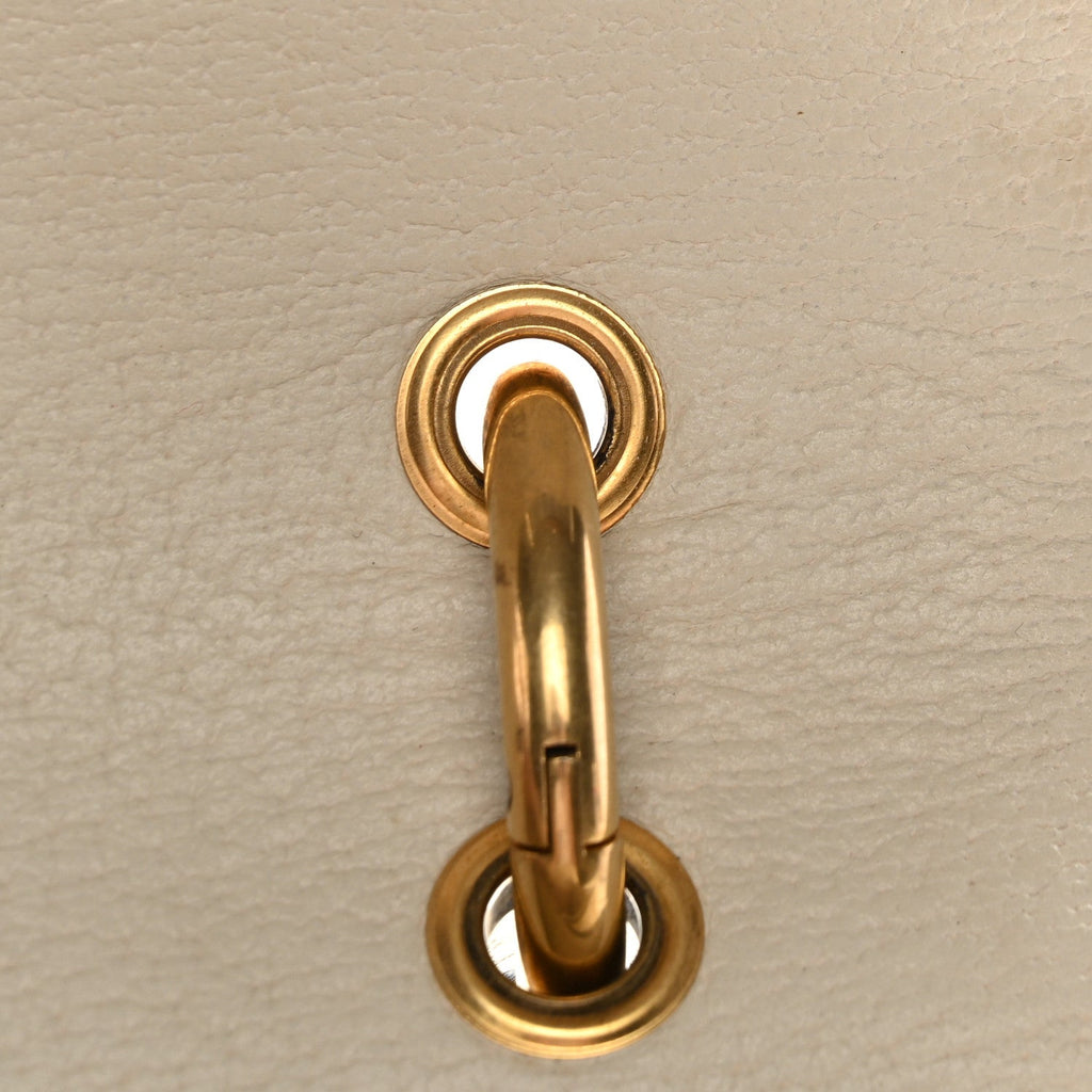 GG Supreme Monogram Small Queen Margaret Top Handle Bag White