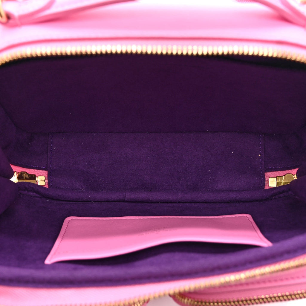 Calfskin Embossed Monogram Vuittamins Utility Crossbody Rose Violet