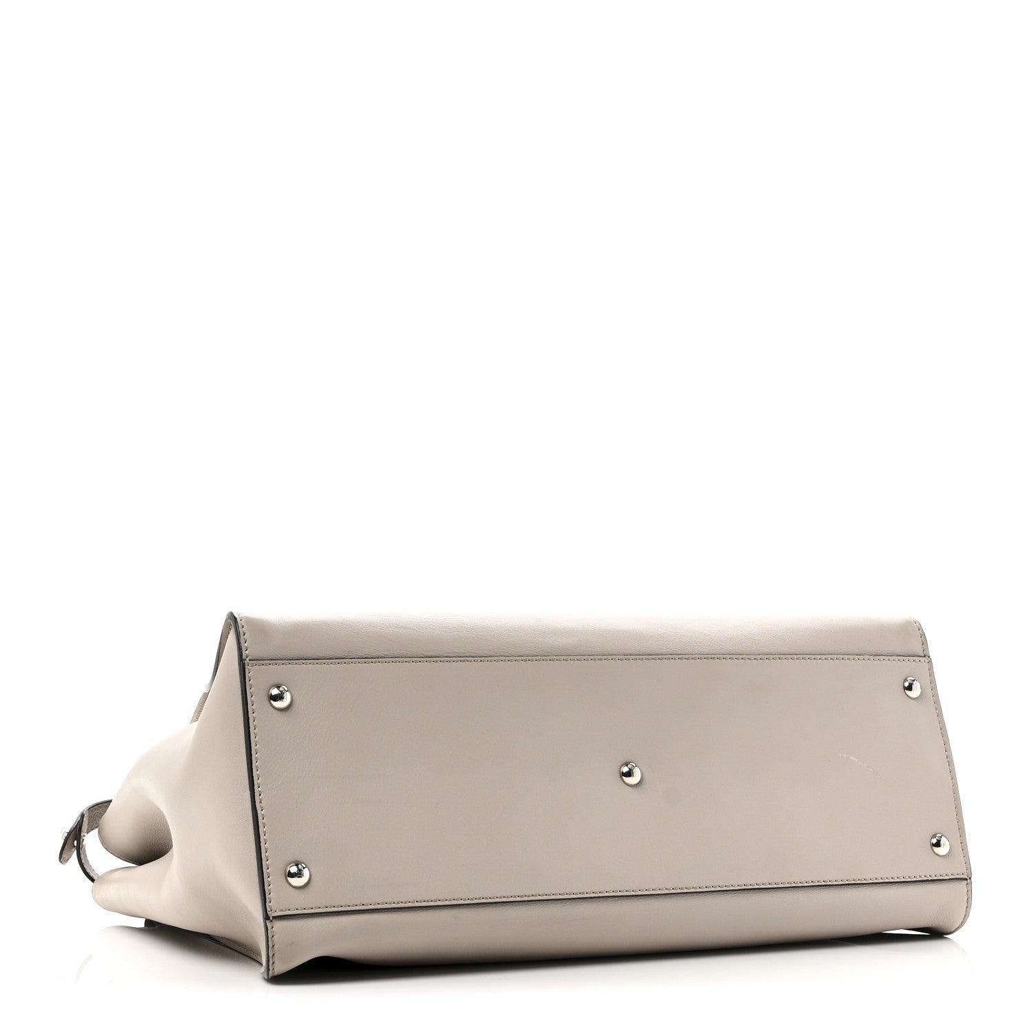 Vitello Seta Plexiglass Granite Large Peekaboo Iconic Satchel Polvere