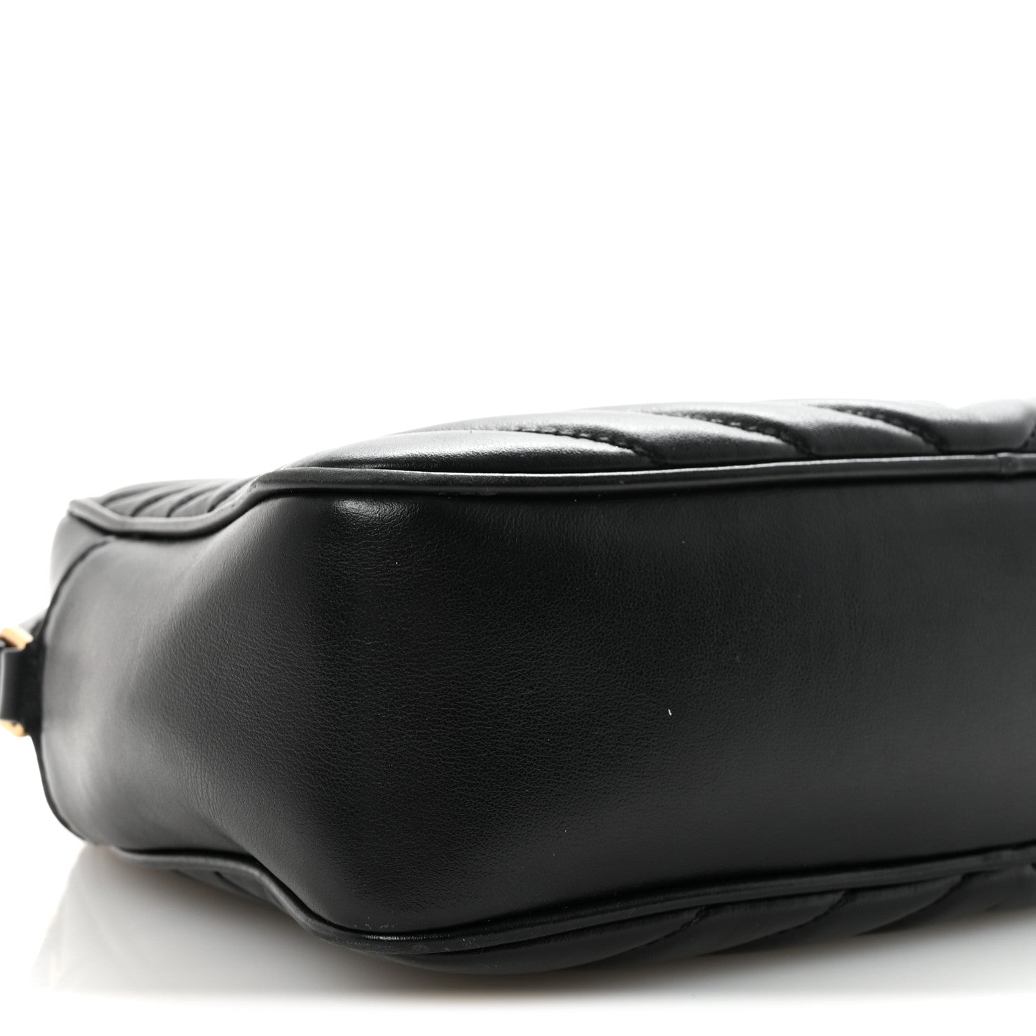 Calfskin Matelasse Monogram Lou Camera Bag Black