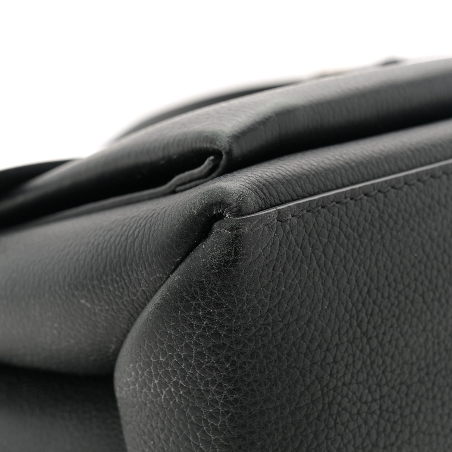 Soft Calfskin My Lockme Top Handle Black