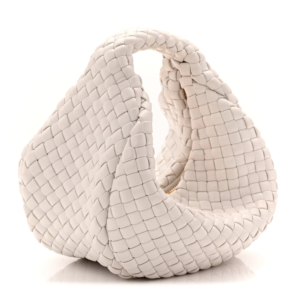Lambskin Intrecciato Padded Mini Jodie Chalk