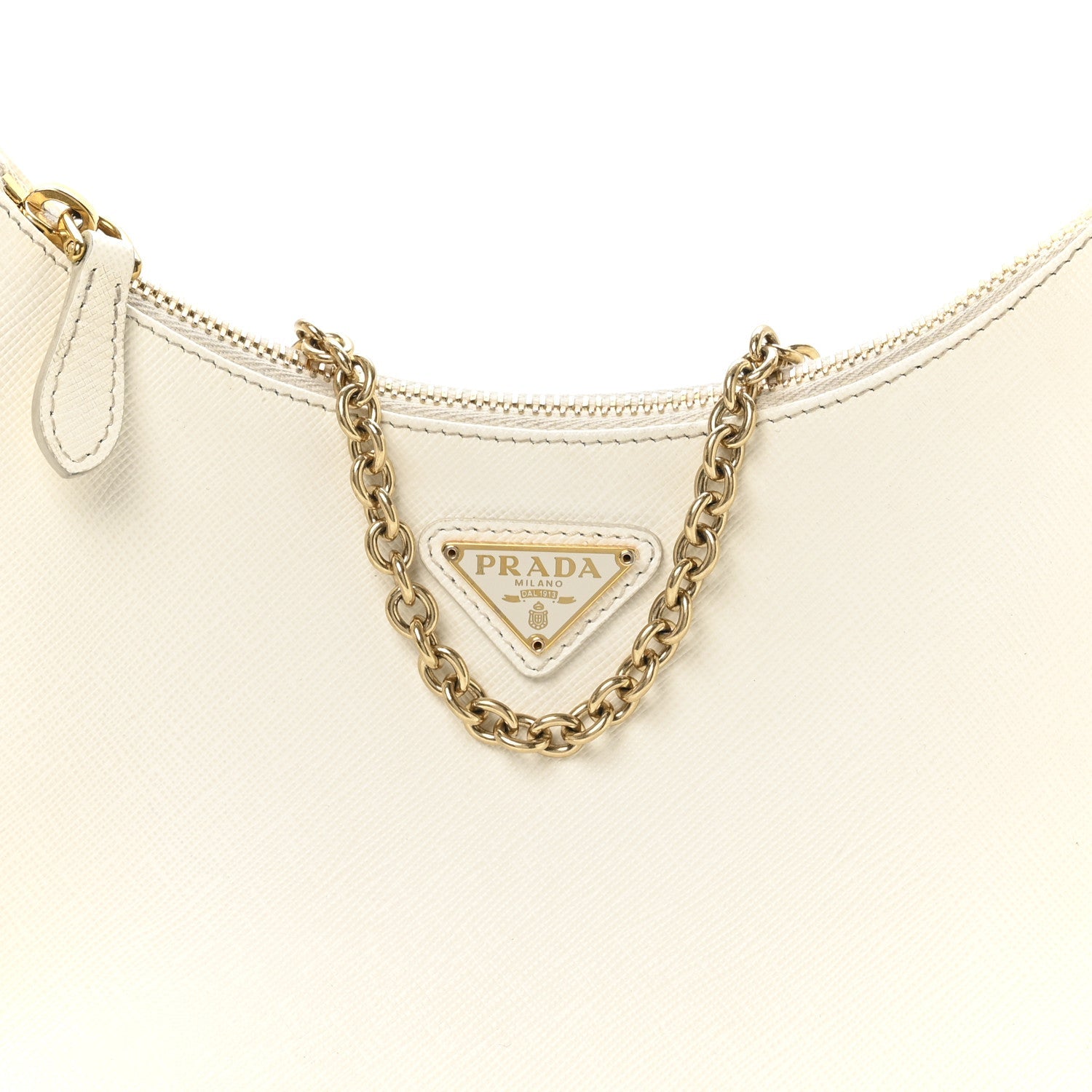 Saffiano Re-Edition 2005 Shoulder Bag White