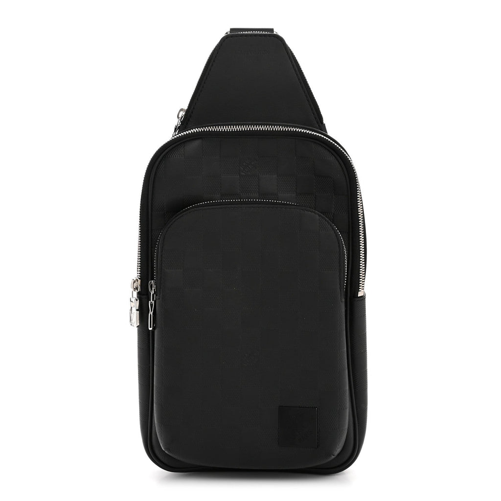 Damier Infini Avenue Sling Bag NM Onyx
