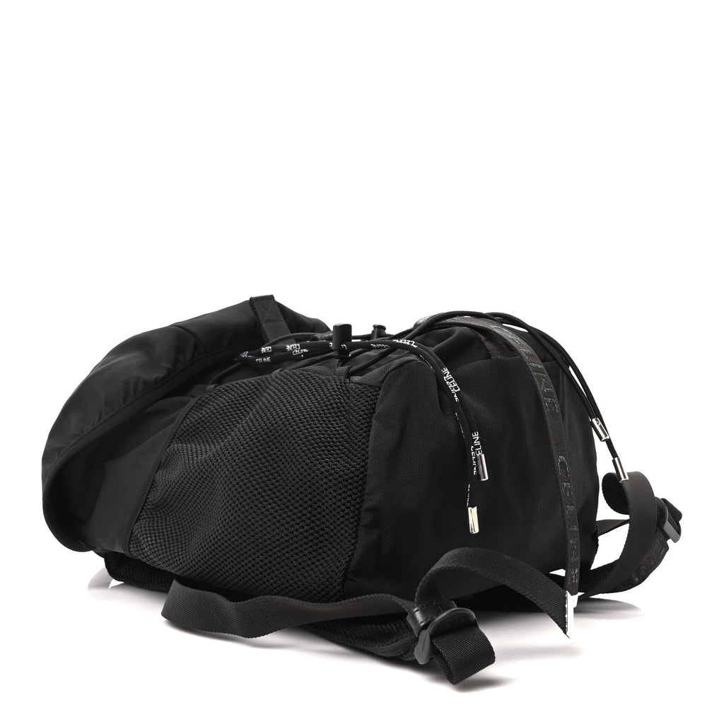 Gabardine Logo Web Trekking Medium Backpack Black