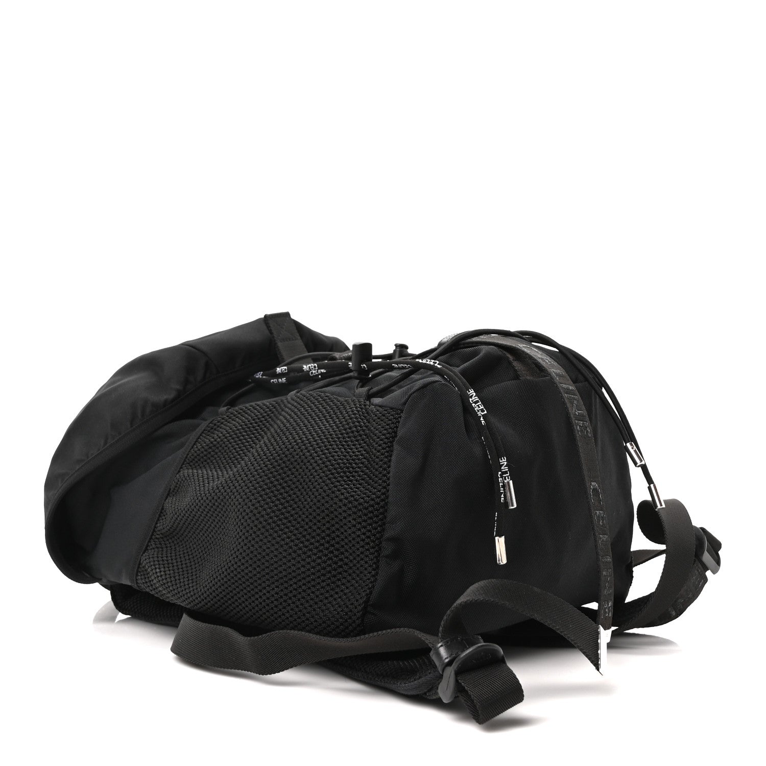 Gabardine Logo Web Trekking Medium Backpack Black