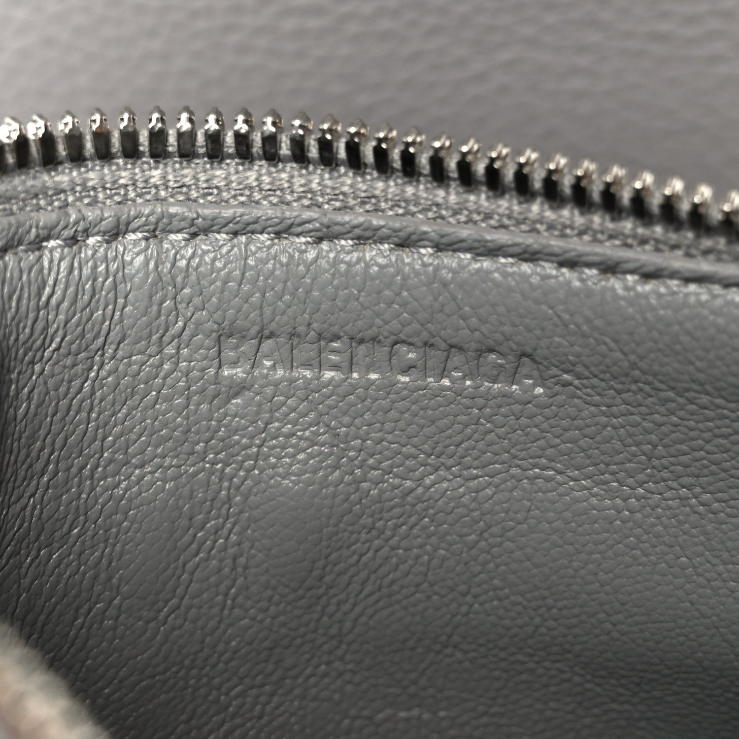 Calfskin Logo Embossed Small Tool 2.0 North-South Tote Balenciaga Grey