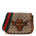 Monogram Medium Lady Web Shoulder Bag Beige Cuir