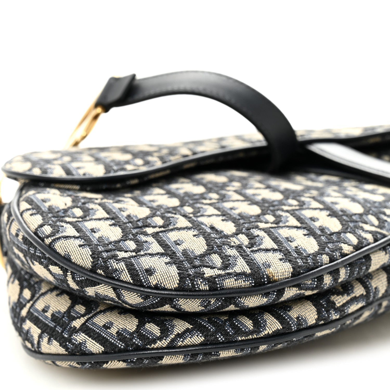 Oblique Saddle Bag Blue