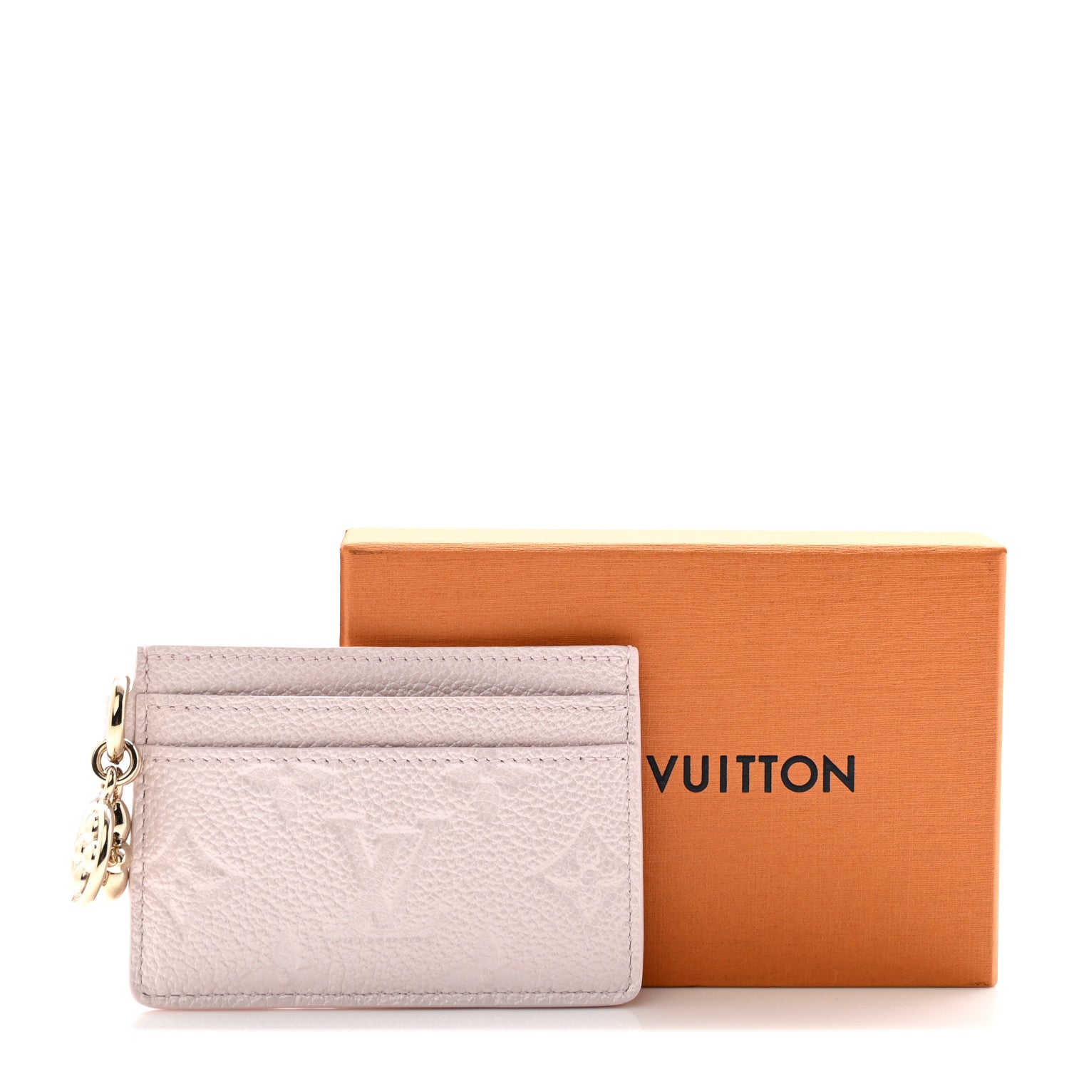 Empreinte Monogram LV Charms  Holder Snowy Pearl