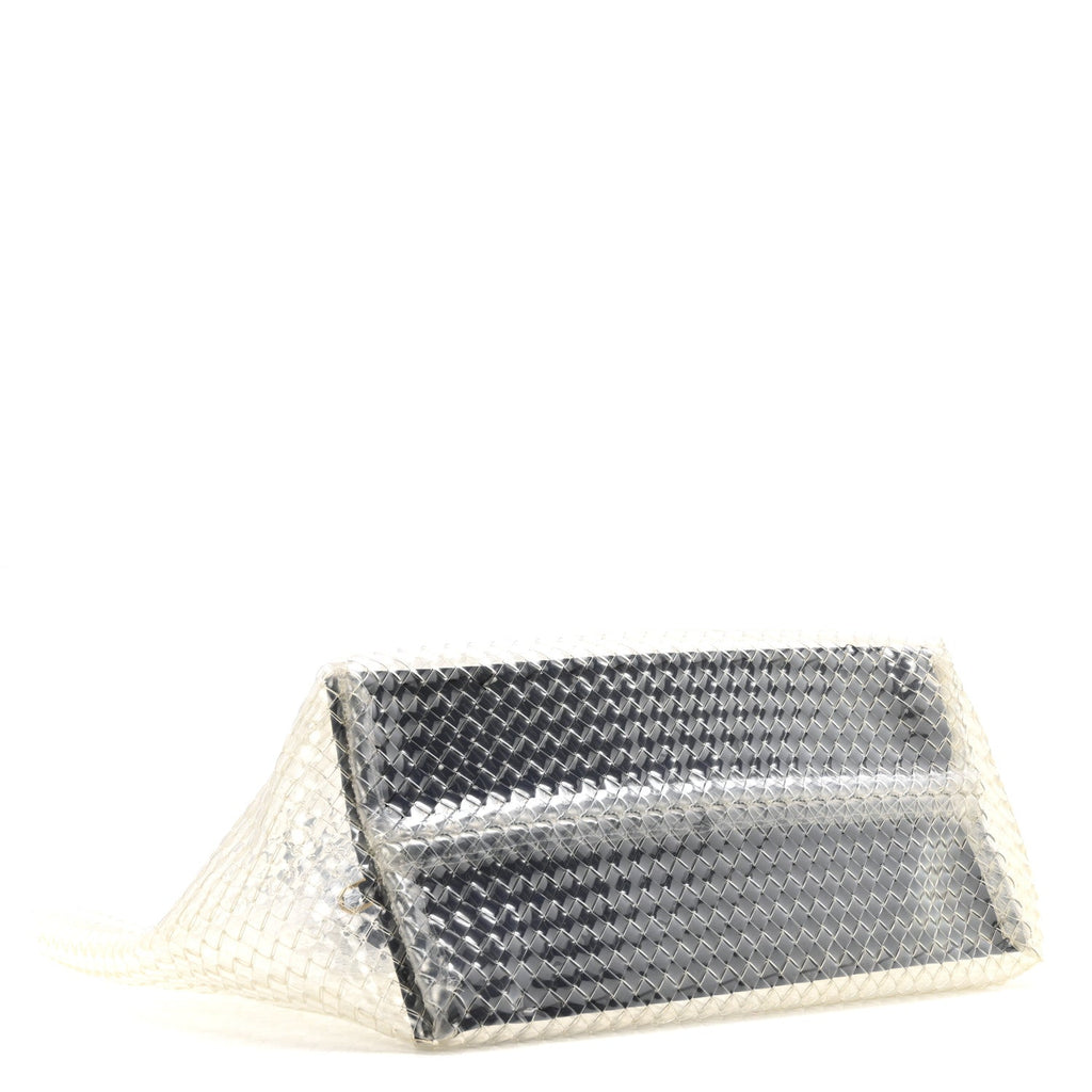 PVC Nappa Intrecciato Large Cabat Transparent Fondente