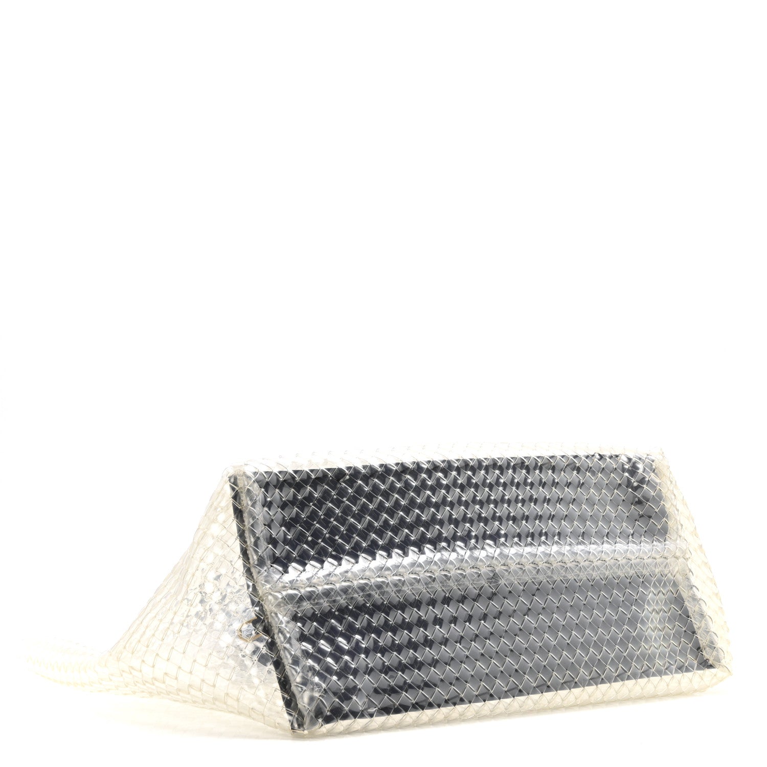 PVC Nappa Intrecciato Large Cabat Transparent Fondente