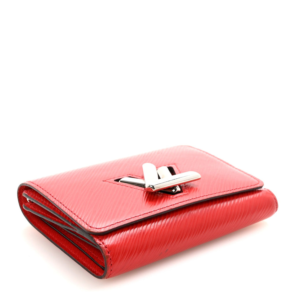 Epi Twist Compact Wallet Coquelicot
