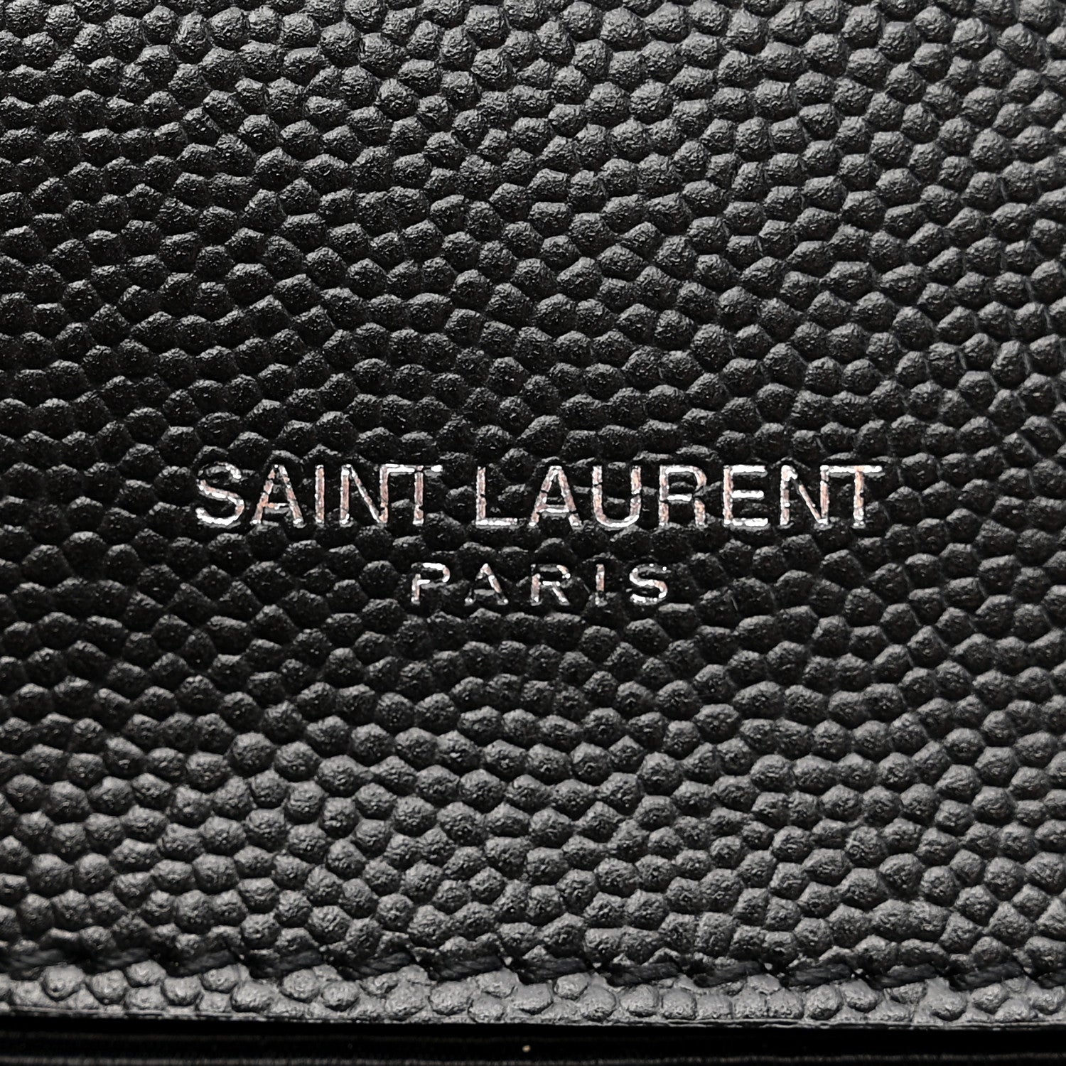 Grain De Poudre Textured Mixed Matelasse Triquilt Small Monogram Satchel Black