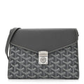 Goyardine Calfskin Chypre Wallet Pouch Grey
