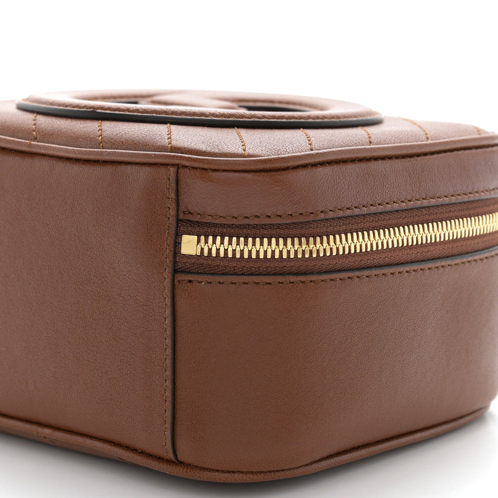 Sakai Be Green Calfskin Diagonal Stitched Blondie Top Handle Bag Cuir