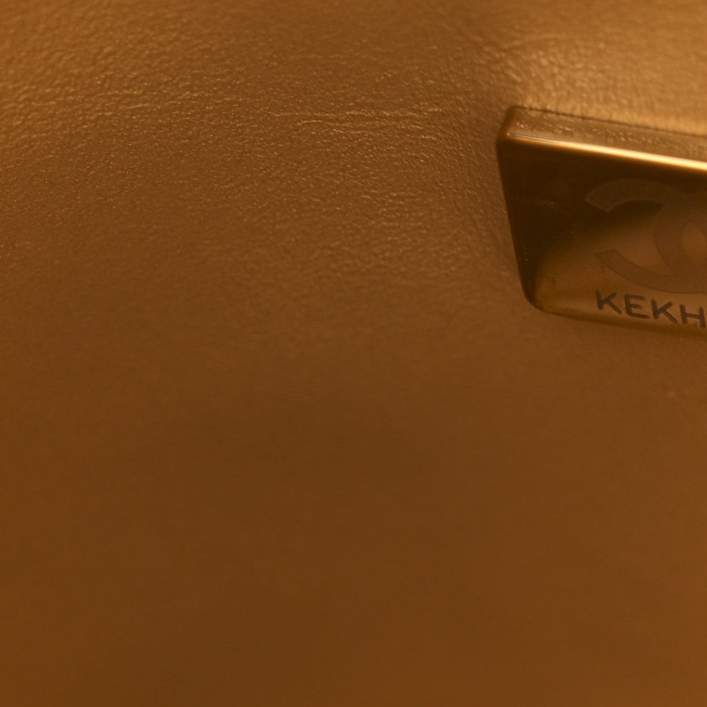 Lambskin Quilted Mini Crown Box Bag Pink