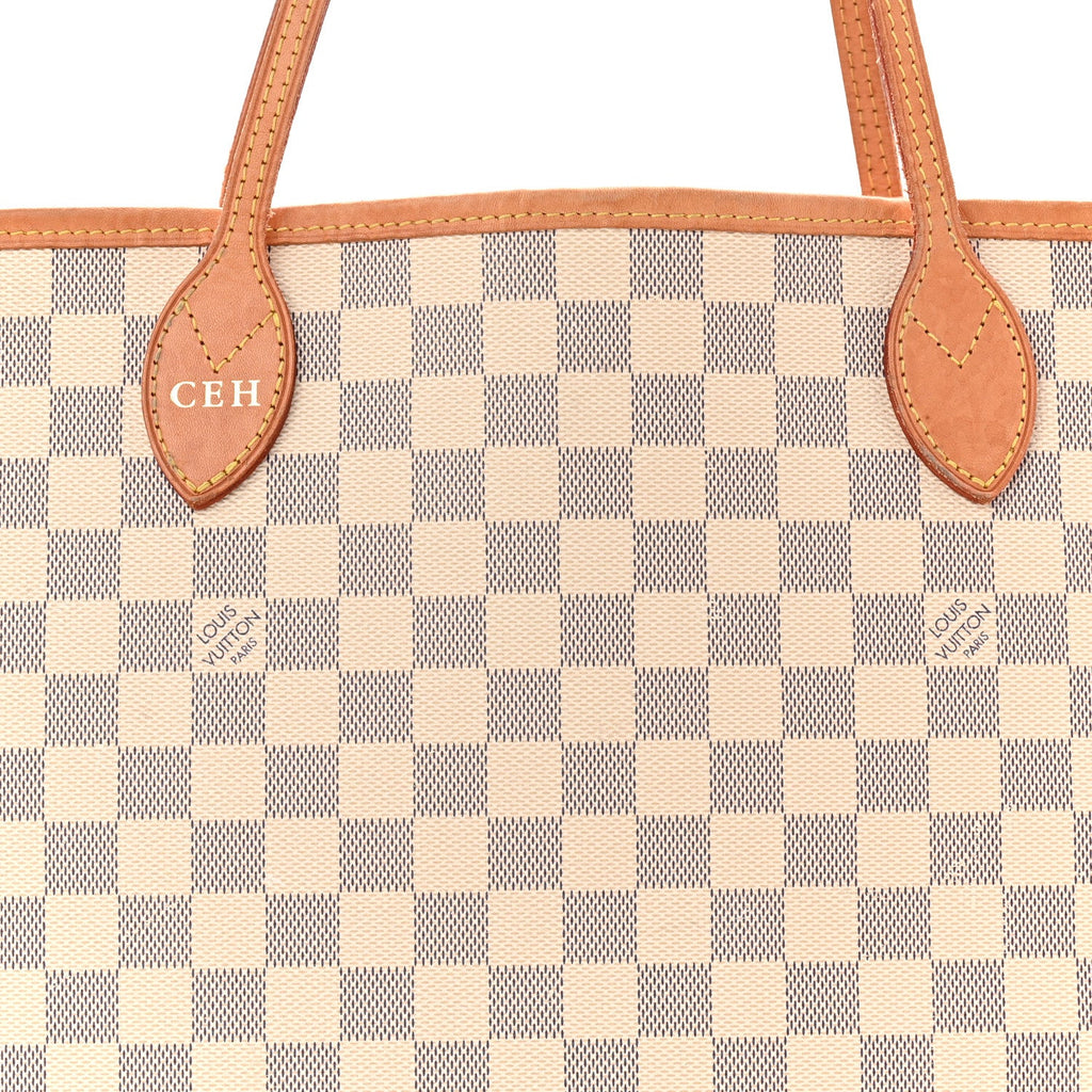 Damier Azur Neo Neverfull GM Rose Ballerine