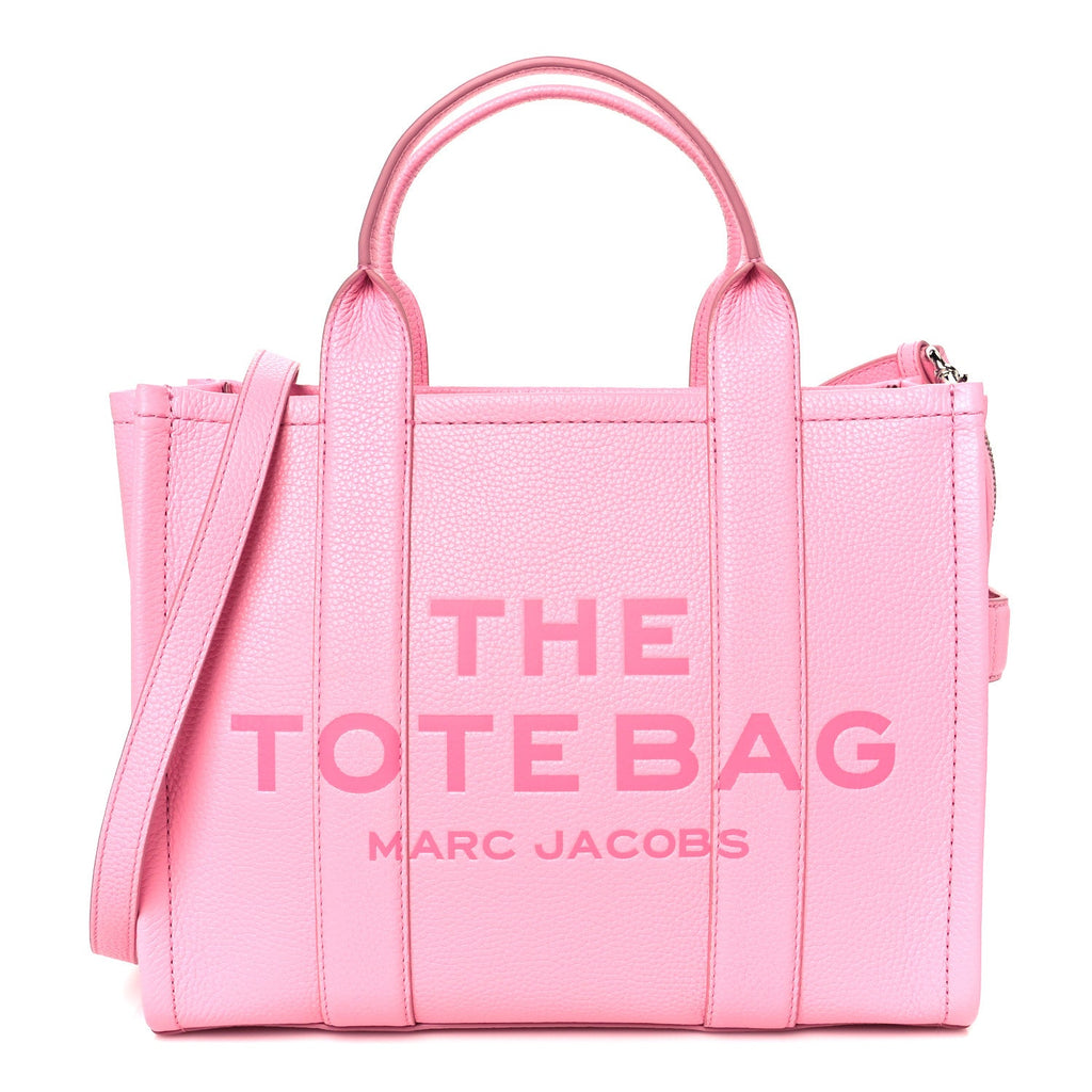 Grained Calfskin Medium The Tote Bag Fluro Candy Pink