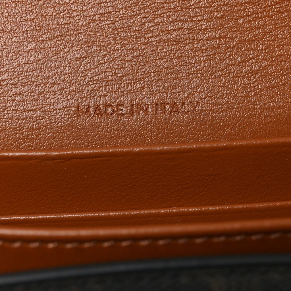 Triomphe Canvas Business  Holder Tan