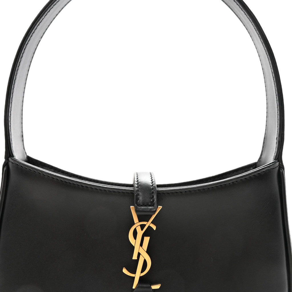 Smooth Calfskin Le 5 A 7 Mini Hobo Black