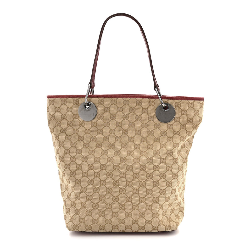 Monogram Large Eclipse Tote Red