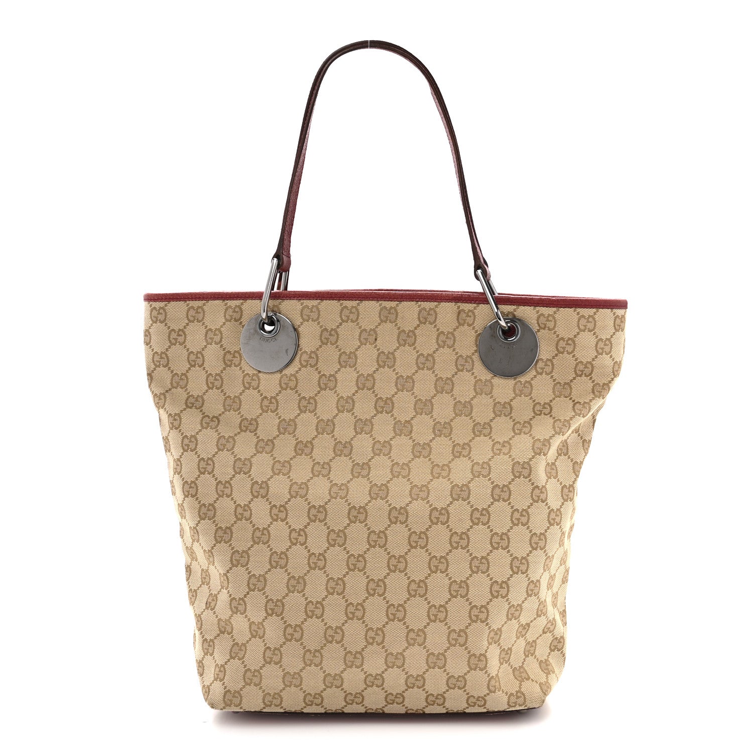 Monogram Large Eclipse Tote Red