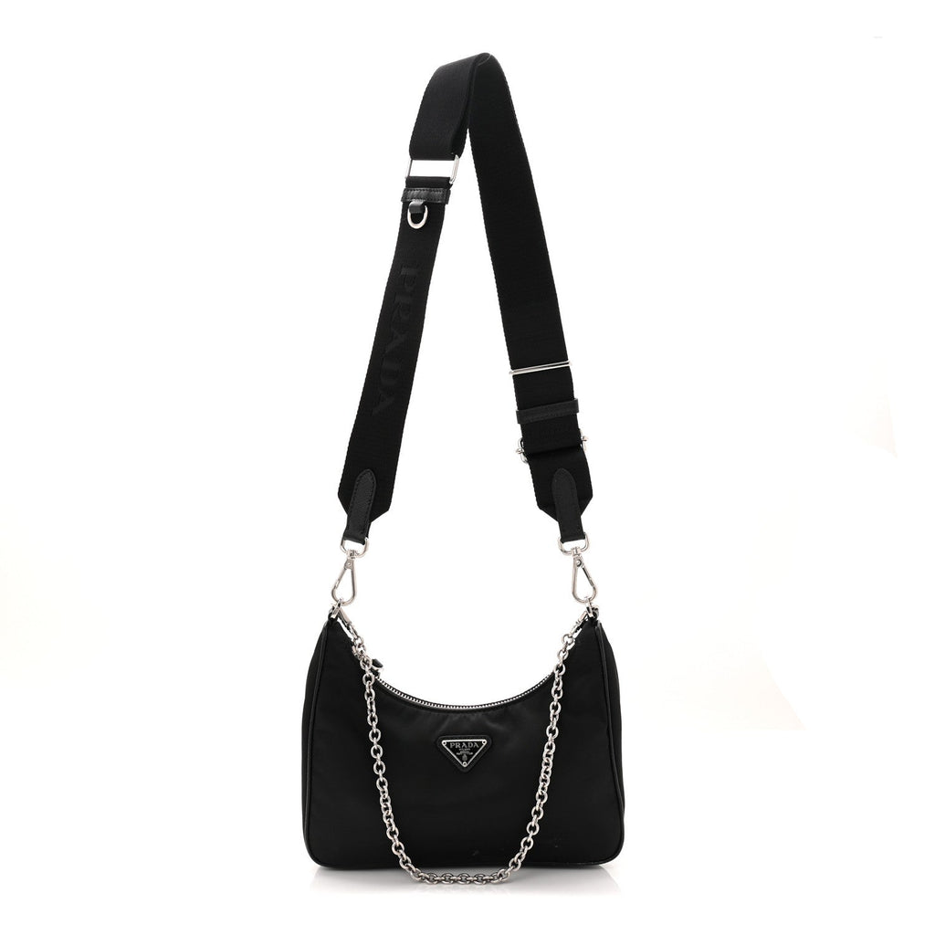 Nylon Re-Edition 2005 Shoulder Bag Black