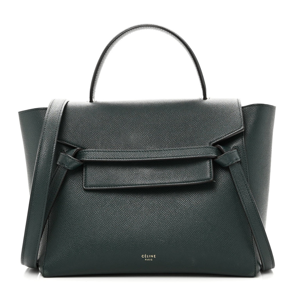 Grained Calfskin Micro Belt Bag Amazone