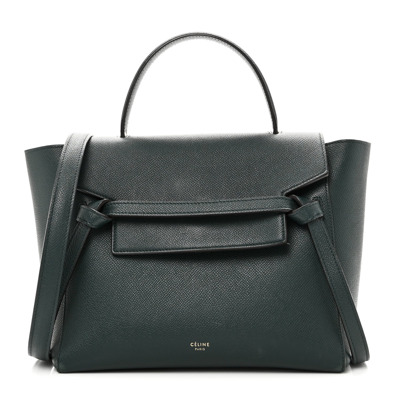 Grained Calfskin Micro Belt Bag Amazone