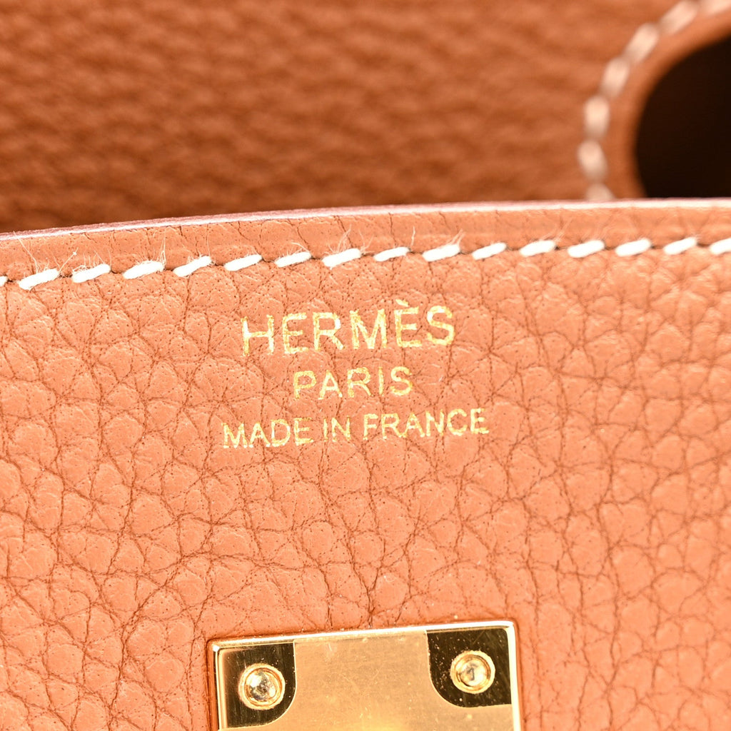 Togo Birkin 25 Gold
