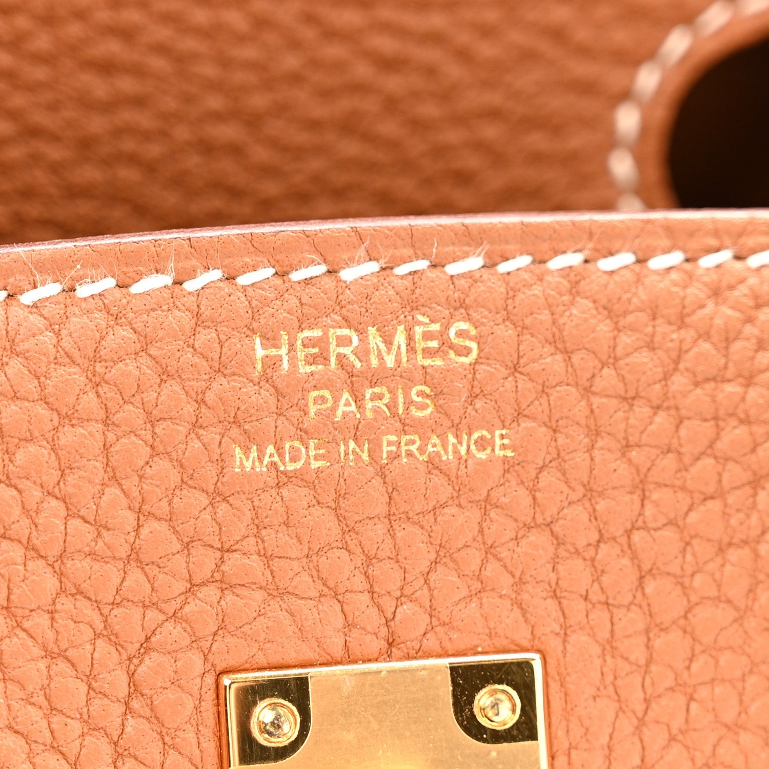 Togo Birkin 25 Gold