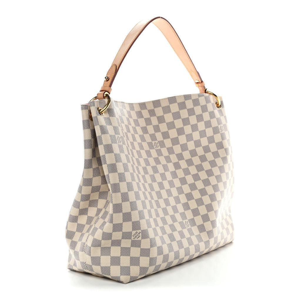 Damier Azur Graceful MM Rose Ballerine