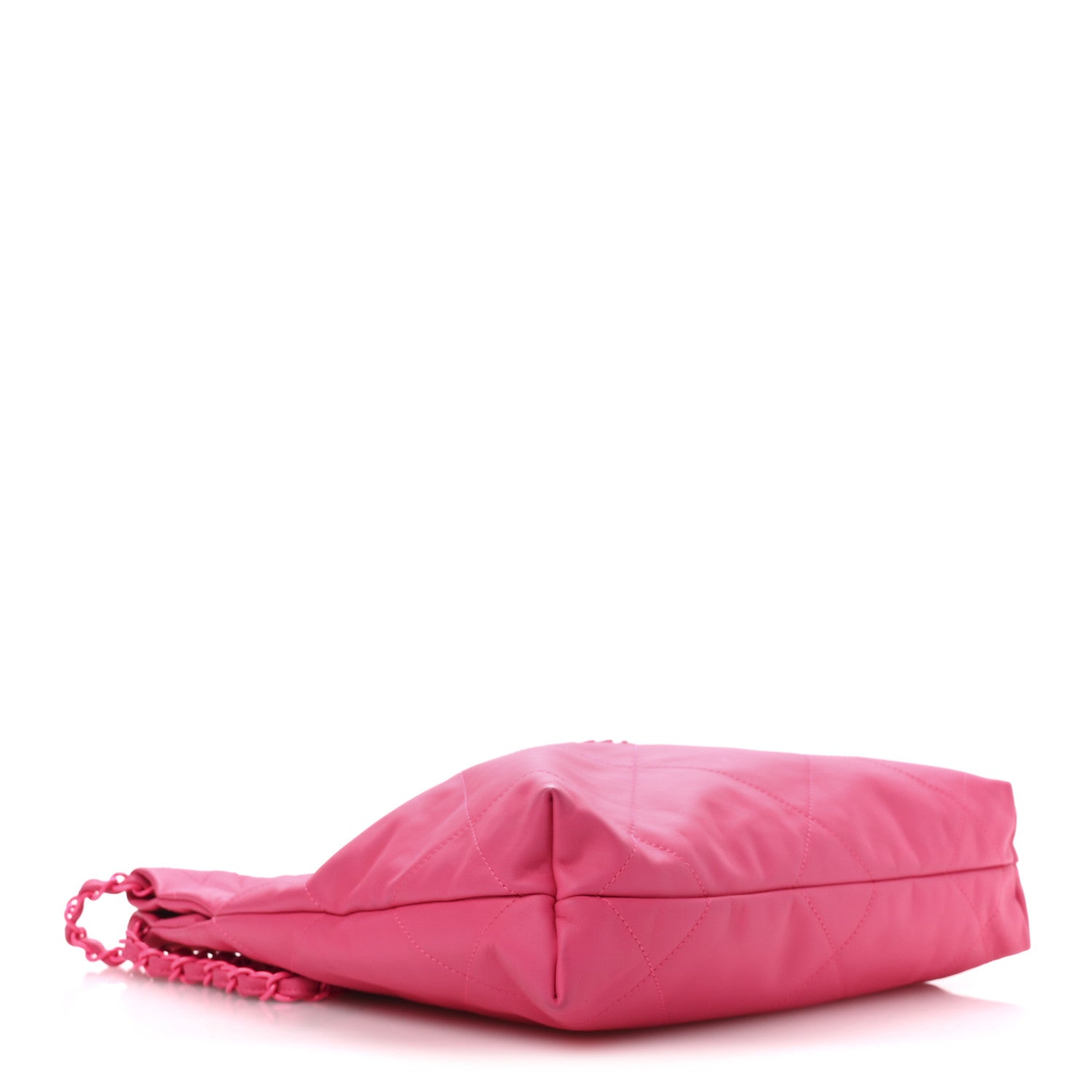 Matte Calfskin Quilted Monochrome Small Chanel 22 Fuchsia