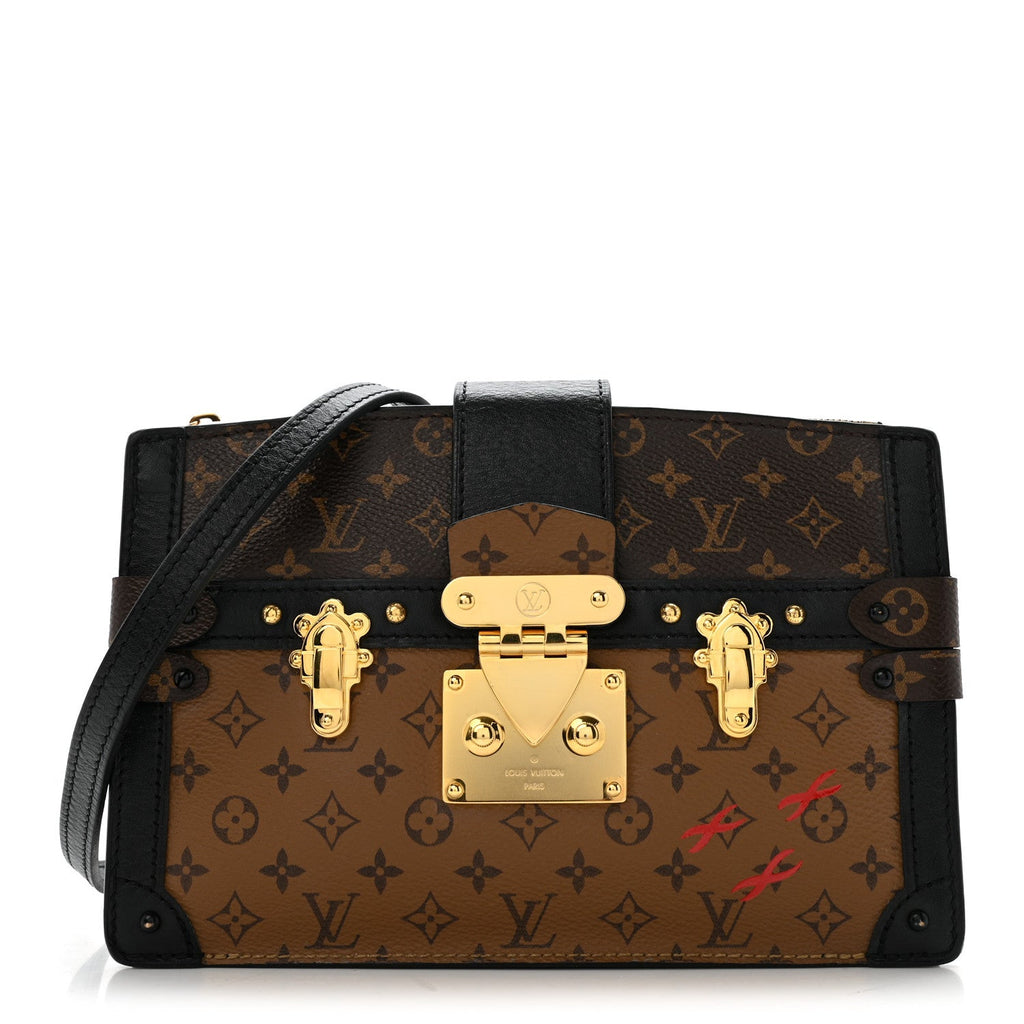 Reverse Monogram Trunk Clutch