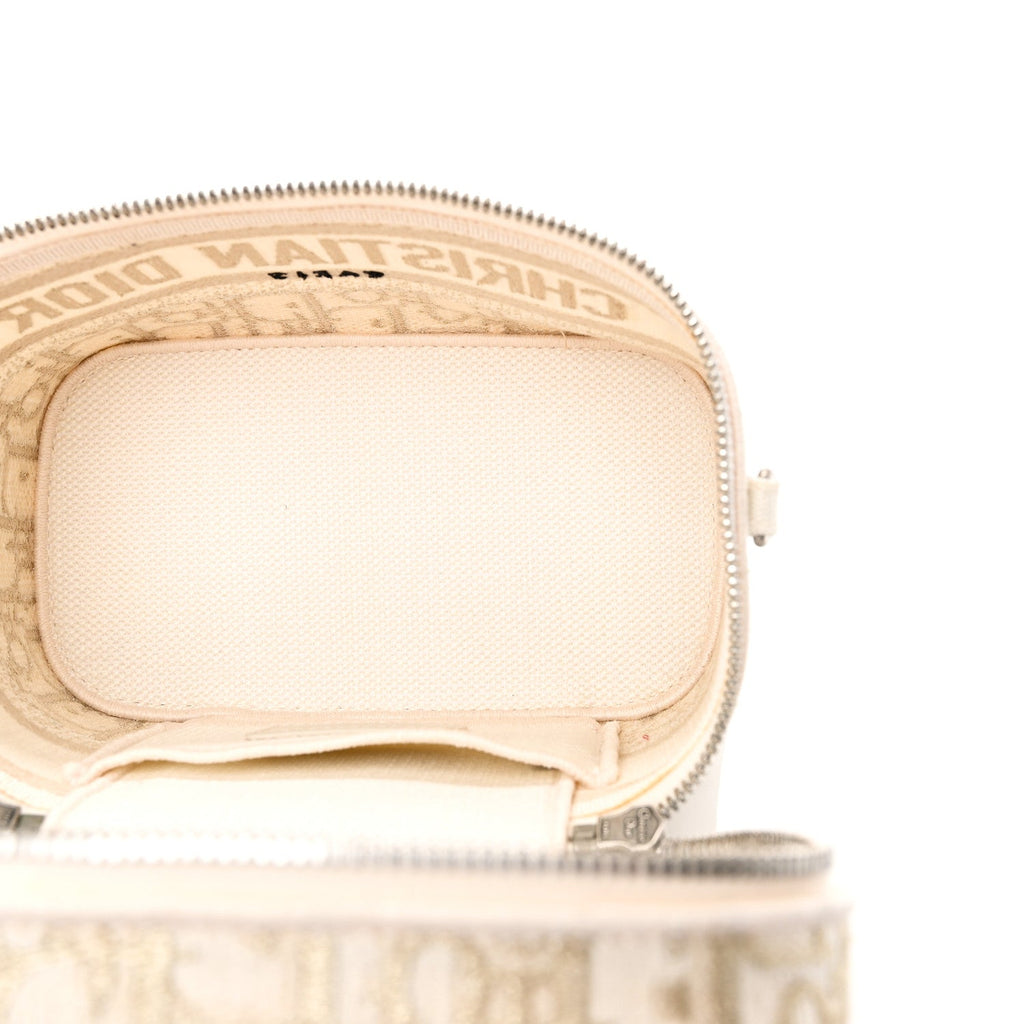 Oblique Diortravel Vanity Case Pale Gold