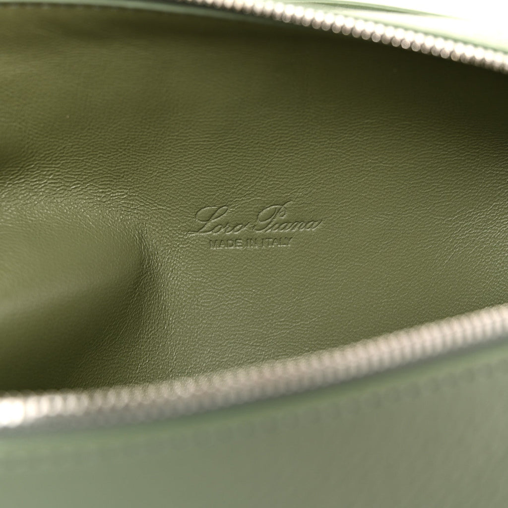 Grained Calfskin L19 Extra Pocket Pouch Sage Brush Leaves