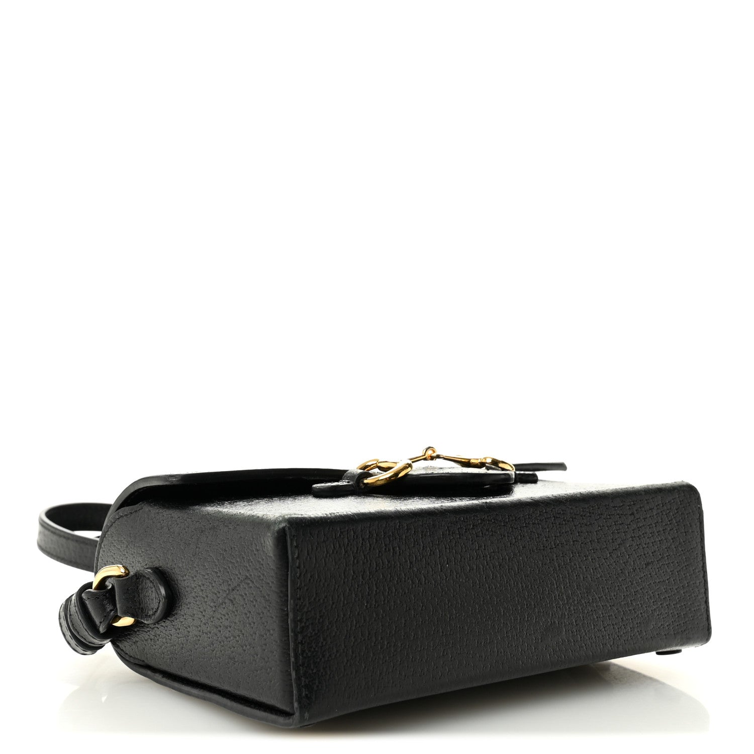 Calfskin Horsebit 1955 Shoulder Bag Black